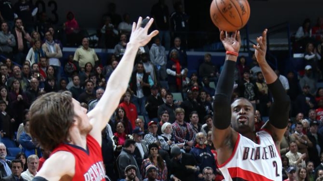 Portland Trail Blazers sumó su quinto triunfo seguido a costa de Nueva Orleans Pelicans