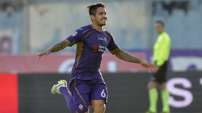 Fiorentina de Matías Fernández y David Pizarro igualó con Empoli
