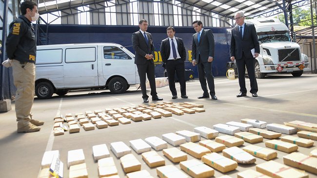 Peñailillo destacó aumento en los decomisos de droga en comparación con 2013