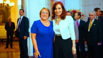  Bachelet viajará al Vaticano con Cristina Fernández  