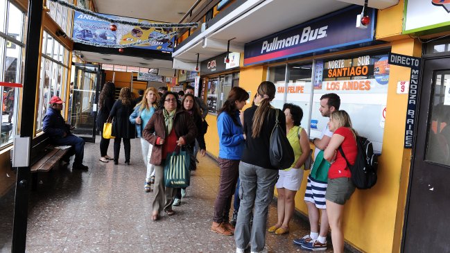 Pasajes de buses triplicarán su valor en vísperas de Año Nuevo