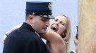 Feminista que protestó en topless en el Vaticano sigue detenida