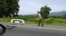 Dos menores se encuentran con riesgo vital tras volcamiento en Ruta 5 Sur