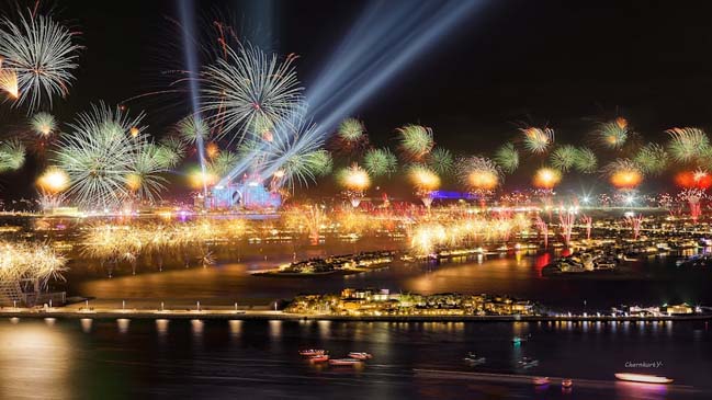 La sofisticada tecnología detrás de los espectáculos de fuegos artificiales de fin de año