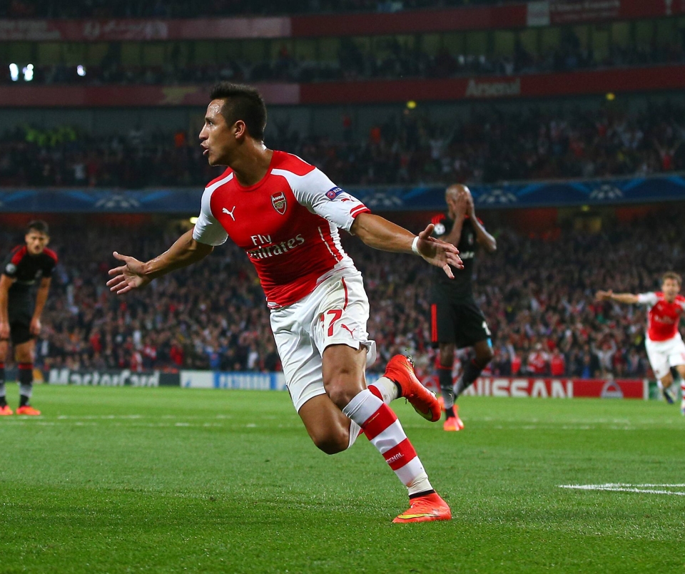 Alexis Sánchez figura en equipo ideal de la liga inglesa según indice de rendimiento