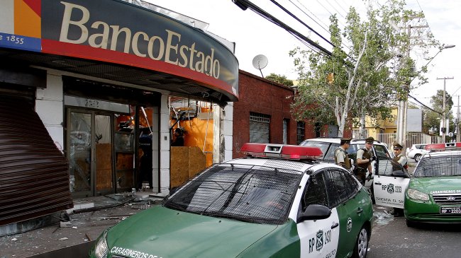Nuevo robo de cajeros afectó al BancoEstado