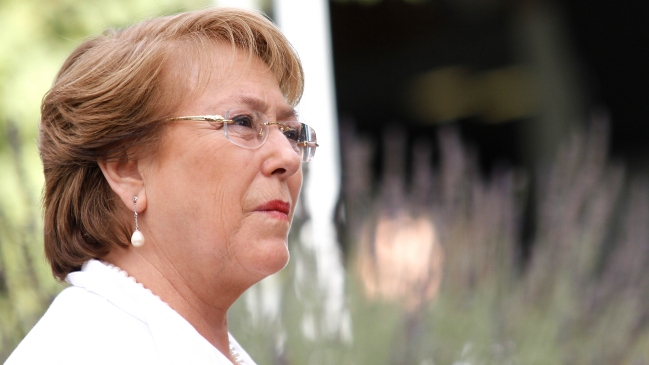 Bachelet solidarizó con 