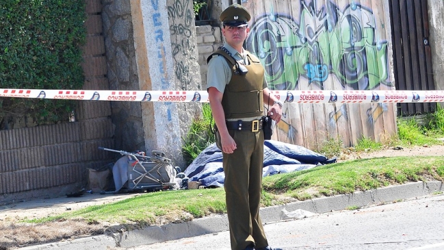 Dos personas resultaron lesionadas por choque en Santiago Centro