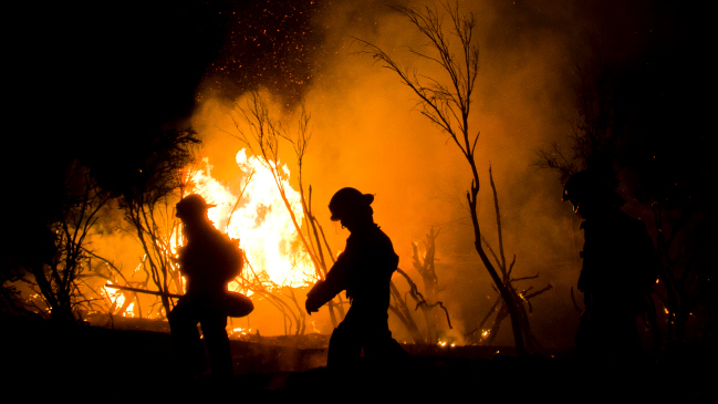Incendio en Paine consumió cinco viviendas