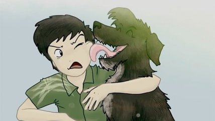 Joven realizó un conmovedor homenaje a su fallecido perro