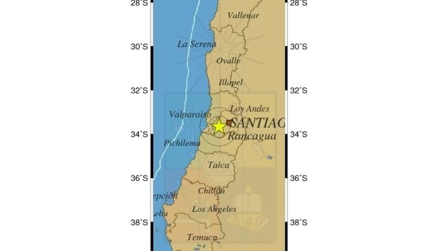 Sismo se registró en la zona central