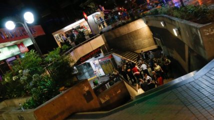   La doble explosión que se registró en la estación de Metro Los Leones 