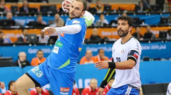 Chile sucumbió ante Eslovenia en el inicio del Mundial de Balonmano