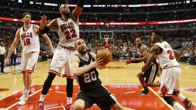 Chicago Bulls le dio una paliza a San Antonio Spurs