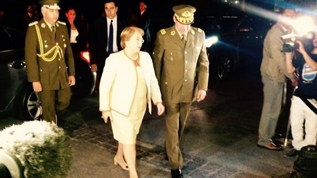 Presidenta Bachelet asistió a responso por los carabineros fallecidos en extremo norte