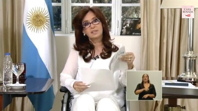 Cristina Fernández reapareció con cadena nacional de televisión