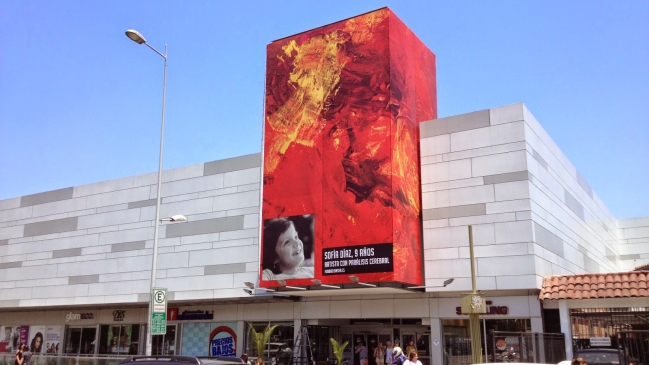 Obras de arte de niñas con discapacidad son exhibidas en Las Condes