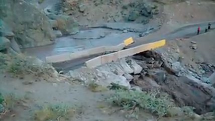   Con estas imágenes vecinos acusan a Alto Maipo por socavón 