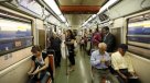 Carabineros detuvo a sujeto que rayaba vagones del Metro