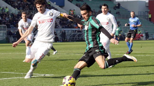 Inter de Milán cayó ante Sassuolo con Gary Medel en cancha