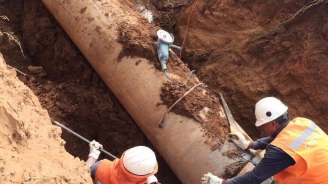 Rotura de matriz dejó a 40 mil personas sin agua en Región de Coquimbo