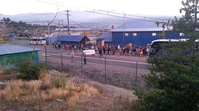 Paro de trabajadores en divisiones El Teniente y Andina de Codelco