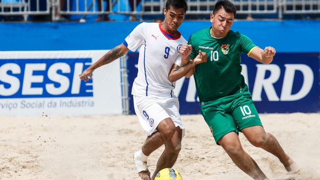 Chile venció a Bolivia y mantuvo su opción en la Copa Sudamericana de Fútbol Playa