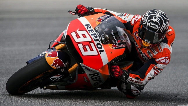 Marc Márquez volvió a sacar diferencias en las prácticas de Sepang