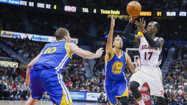 Atlanta Hawks se impuso ante Golden State Warriors en duelo de los mejores de la NBA
