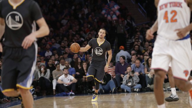 Golden State Warriors no tuvo problemas para superar a New York Knicks de visita