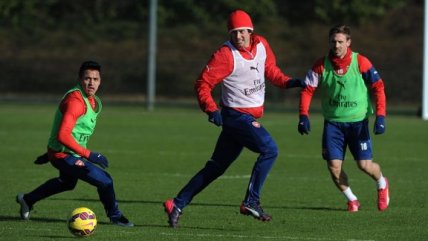 El retorno de Alexis Sánchez a las prácticas de Arsenal