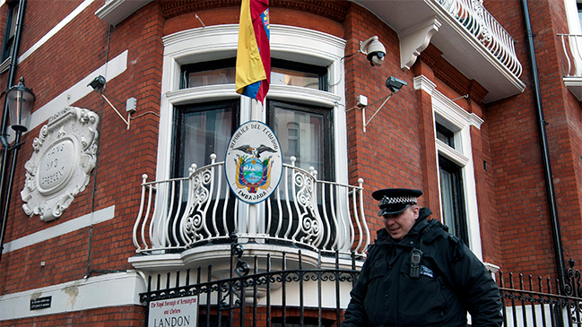 Operativo por Assange está 