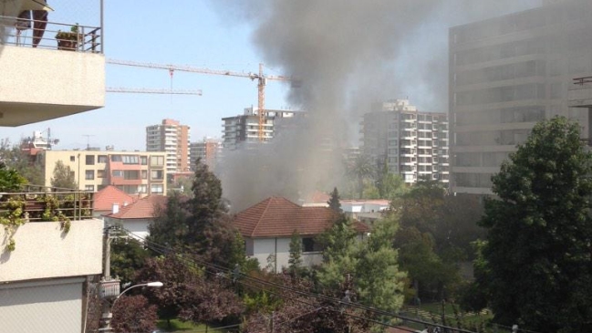 Incendio en hogar de ancianos en Providencia