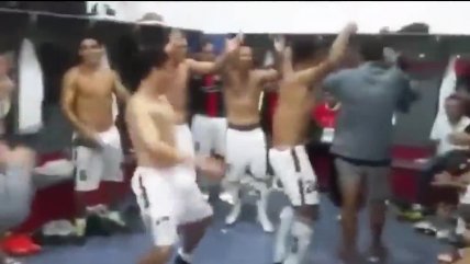 La íntima celebración de Palestino tras eliminar a Nacional