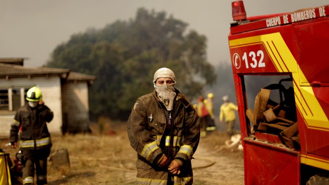 Onemi aumentó a 9.000 las hectáreas consumidas en incendios forestales