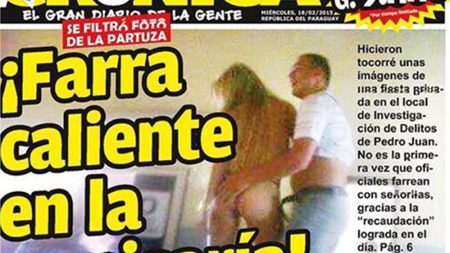 Fiesta en comisaría causa revuelo en Paraguay