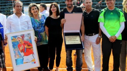   El homenaje del Club Unión de Viña del Mar a Nicolás Massú 