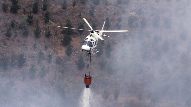 Conaf: Existen 10 focos importantes de incendio en Biobío y Araucanía