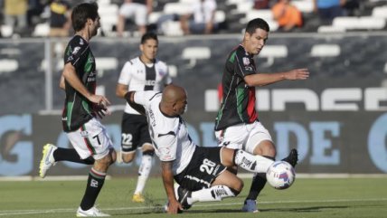 Colo Colo empató con Palestino tras la expulsión de Vecchio y Suazo