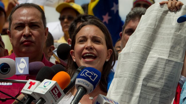 Corina Machado descartó salir de Venezuela: 