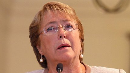 Bachelet reconoció 