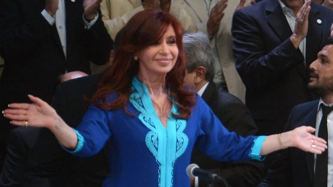 Cristina Fernández efectuó 