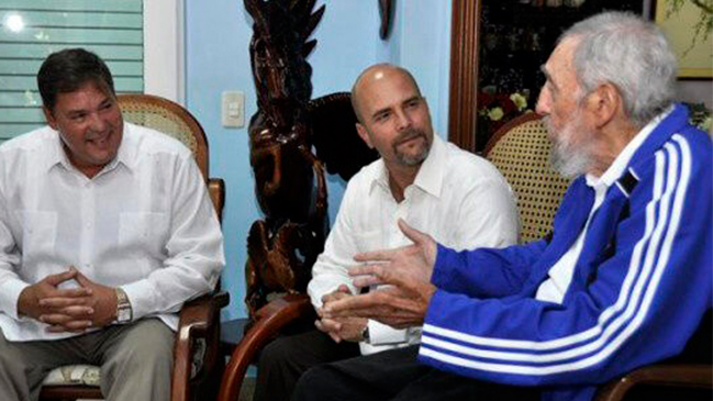Fidel Castro se reunió con agentes que estuvieron presos en EE.UU.