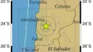 Temblor de magnitud 4,3 se registró en la Región de Antofagasta