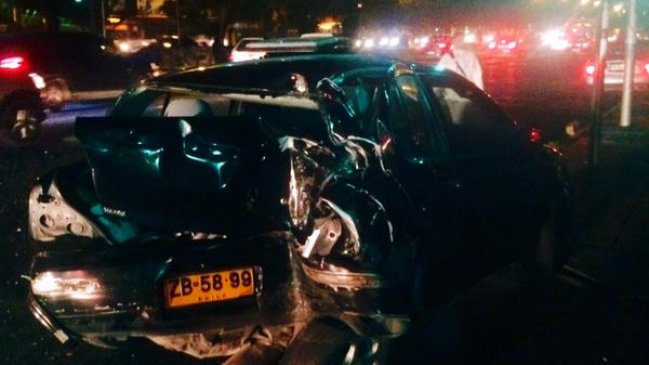 Bus del Transantiago protagonizó accidente de tránsito en Estación Central