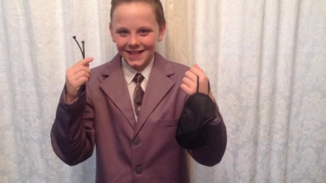 Polémica por un niño de 11 años disfrazado del personaje de 