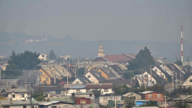 Por presencia de humo el lunes tampoco habrá clases en Puerto Montt