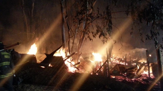 Incendio afecta a Club de Huasos en Peñalolén: al menos 30 caballos murieron