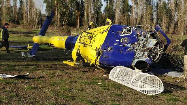 Helicóptero se estrelló en San Fernando: Un muerto