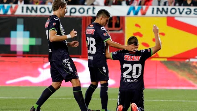 Fernando Meneses marcó en caída de Veracruz ante Tijuana en México